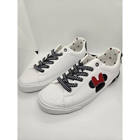 Ground Up Disney Minnie Mouse Court Sneakers Women's Lace-Up Size 10 - Picture 1 of 13